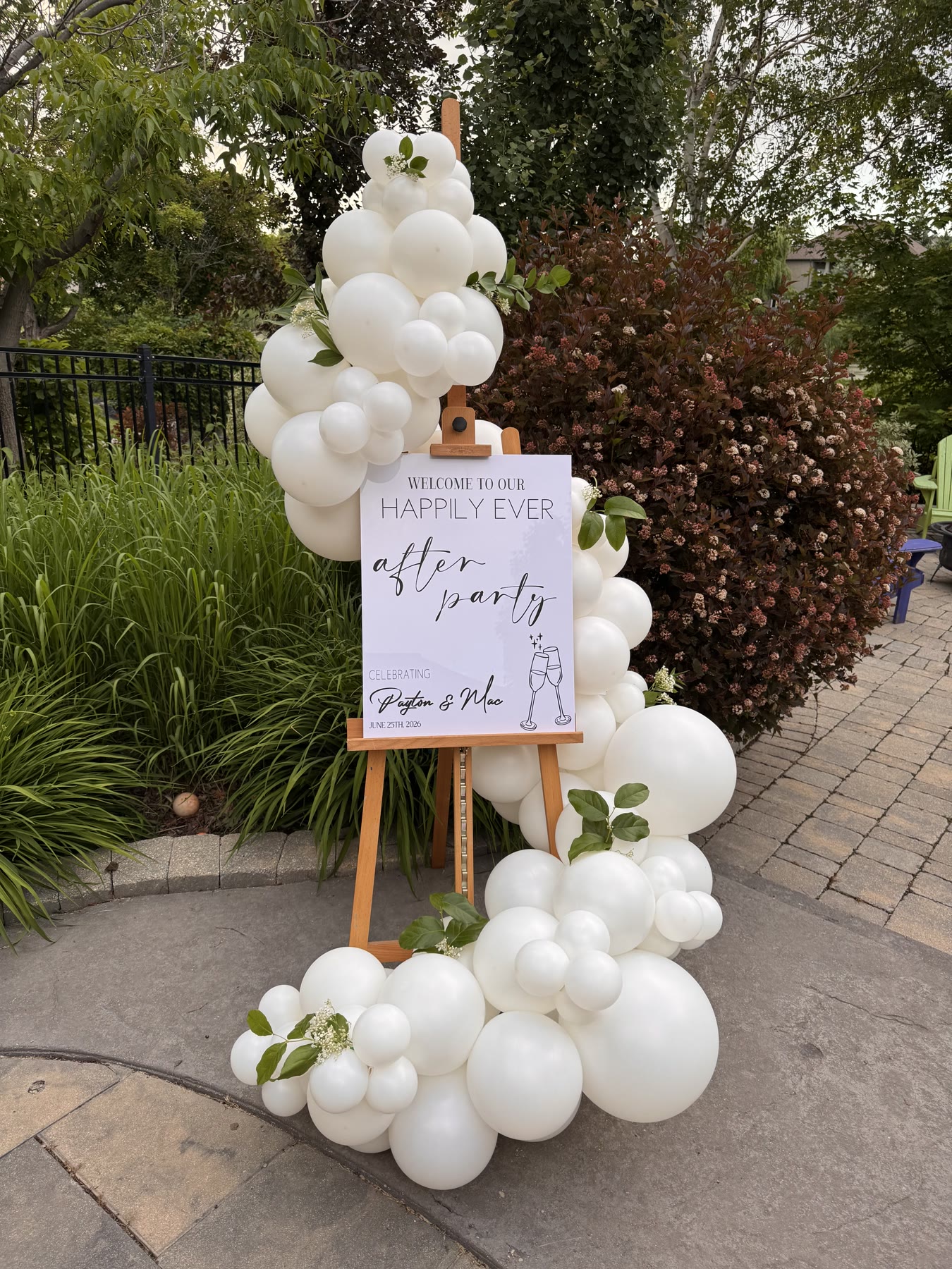 Backdrops balloon decor by Inflatable Decorations, Winnipeg
